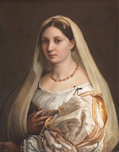 Raphael and the jewels in the Uffizi Gallery: Elisabetta Gonzaga, Maddalena Doni and the Woman with the Veil